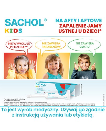 Sachol Kids żel 15 ml