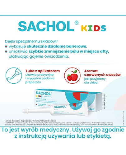 Sachol Kids żel 15 ml