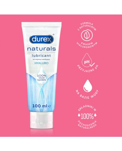 Durex Naturals Hyaluro żel intymny nawilżający 100 ml