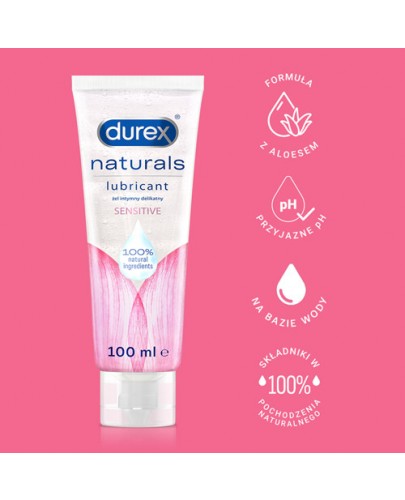 Durex Naturals Sensitive żel intymny delikatny 100 ml