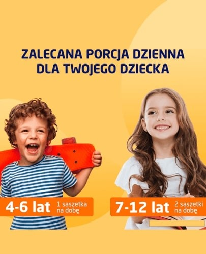 Vibovit Junior smak pomarańczowy dla dzieci 4-12 lat 30 saszetek