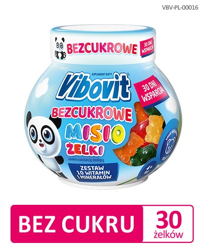 Vibovit bezcukrowe misio żelki 30 sztuk