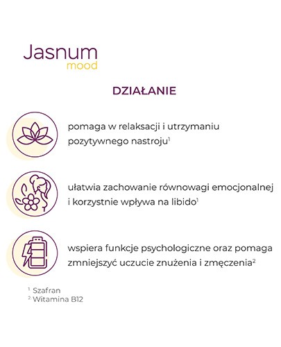 Jasnum mood 30 kapsułek