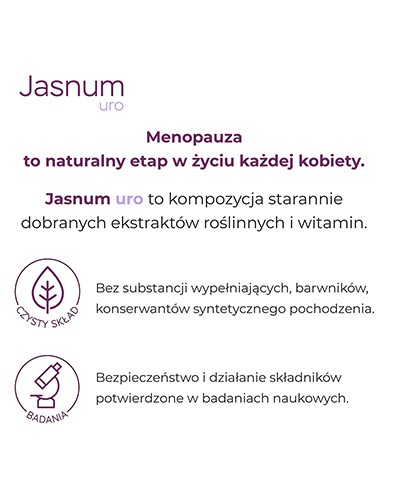 Jasnum uro 60 kapsułek