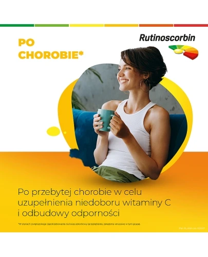 Rutinoscorbin 25 mg + 100 mg 90 tabletek na odporność
