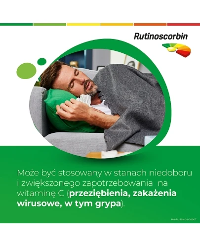 Rutinoscorbin 25 mg + 100 mg 90 tabletek na odporność