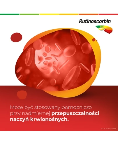 Rutinoscorbin 25 mg + 100 mg 90 tabletek na odporność
