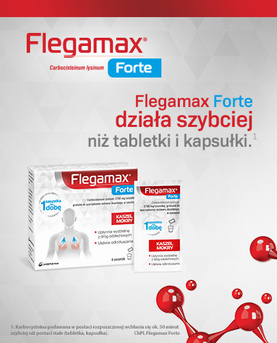 Flegamax Forte 2700 mg/saszetkę granulat do sporządzania roztworu doustnego 6 saszetek