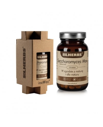 SOLHERBS Saccharomyces Max 120 tabletek