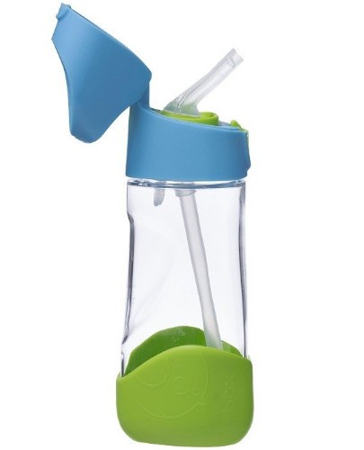 B.box, bidon tritanowy ze słomką, ocean breeze, 450 ml [BB00440]
