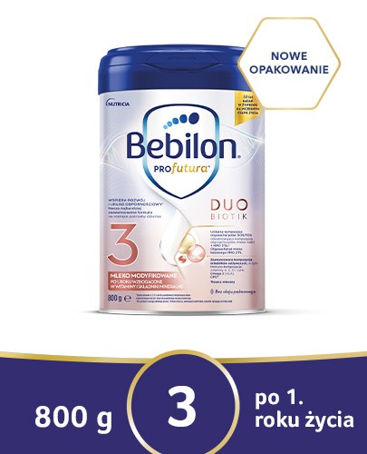 Bebilon 3 ProFutura Duobiotik mleko modyfikowane po 12 miesiącu 800 g