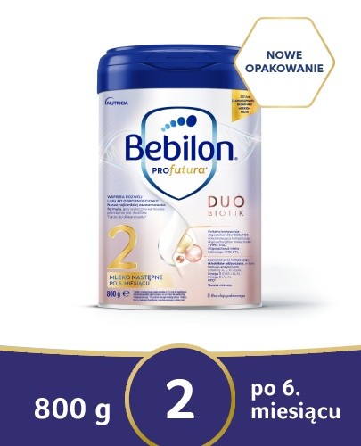 Bebilon 2 ProFutura Duobiotik mleko modyfikowane po 6 miesiącu 800 g