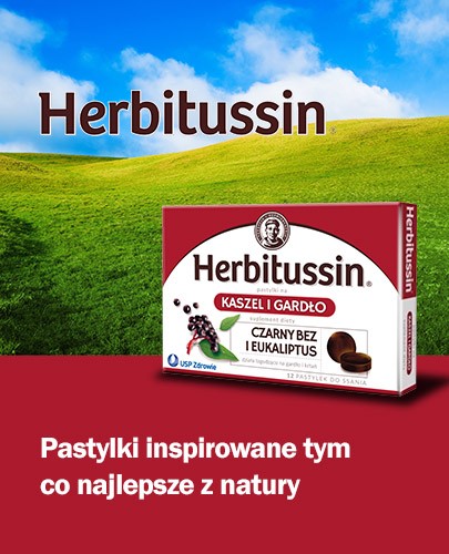 Herbitussin Kaszel i Gardło 12 pastylek do ssania