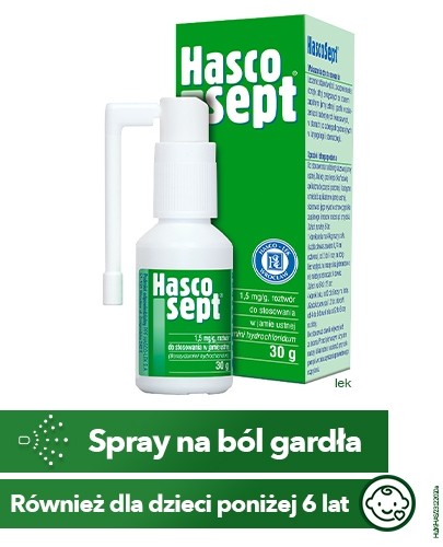 Hascosept 1,5 mg/g spray 30 g