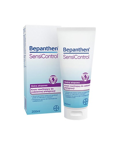 Bepanthen SensiControl krem nawilżający do codziennej pielęgnacji 200 ml