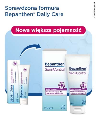 Bepanthen SensiControl krem nawilżający do codziennej pielęgnacji 200 ml