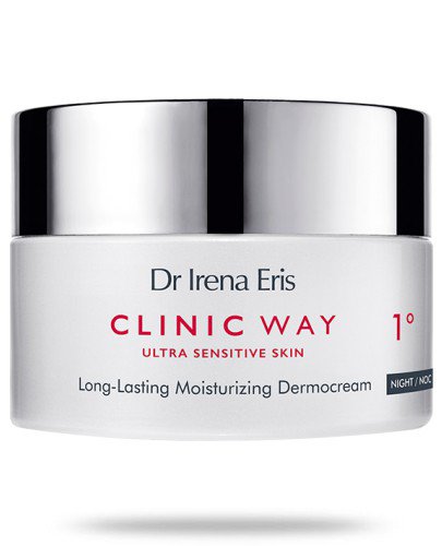 Dr Irena Eris Clinic Way 1° Dermokrem długotrwale nawilżający na noc 50 ml [kup dowolny produkt = kosmetyczka z próbkami]