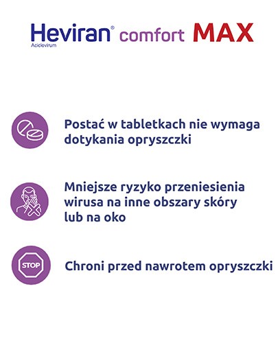 Heviran Comfort MAX 400mg 60 tabletek