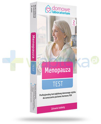 Domowe Laboratorium Menopauza test płytkowy do oceny poziom hormonu FSH 2 sztuki