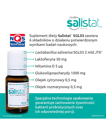 Salistat SGL03 10 fiolek po 10 ml