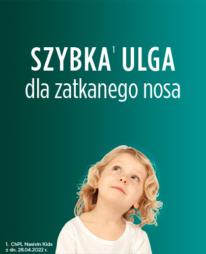 Nasivin KIDS 0,025% 0,25mg/ml aerozol do nosa dla dzieci od 1 do 6 lat 10 ml