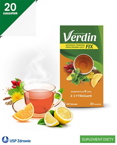 Verdin fix z cytrusami 20 saszetek