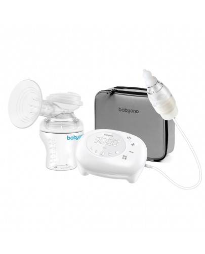 Babyono Compact Plus Natural Nursing laktator elektryczny z aspiratorem do nosa 1 sztuka [971]