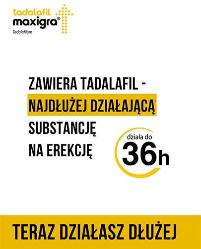 Tadalafil Maxigra 10 mg 2 tabletki powlekane