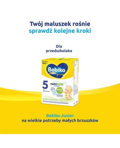 Bebiko 4 Junior Nutriflor expert mleko modyfikowane powyżej 2 roku życia 600 g