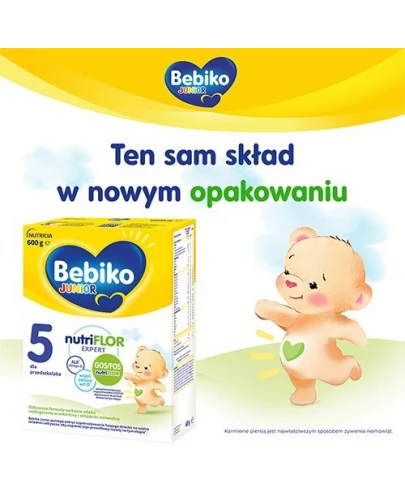 Bebiko 5 Junior mleko modyfikowane powyżej 2,5 roku życia 600 g
