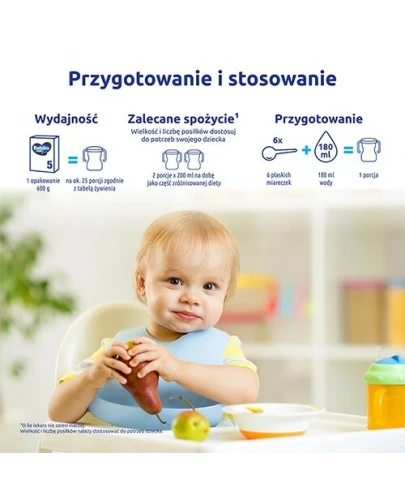 Bebiko 5 Junior mleko modyfikowane powyżej 2,5 roku życia 600 g