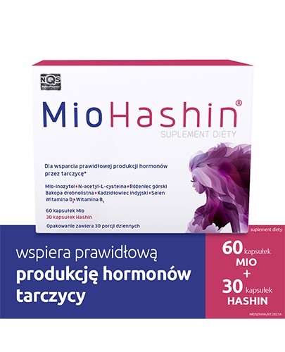 MioHashin 60 kapsułek Mio + 30 kapsułek Hashin