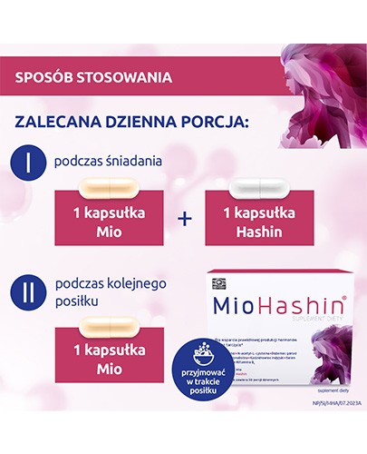 MioHashin 60 kapsułek Mio + 30 kapsułek Hashin