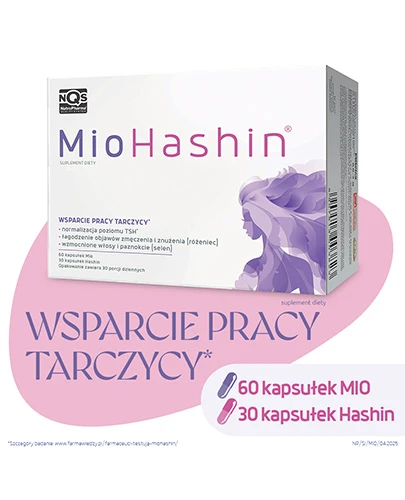 MioHashin 60 kapsułek Mio + 30 kapsułek Hashin