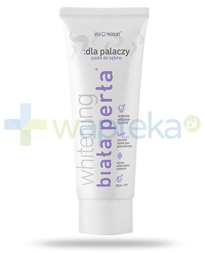 Biała Perła Whitening Dla palaczy pasta wybielająca zęby 75 ml