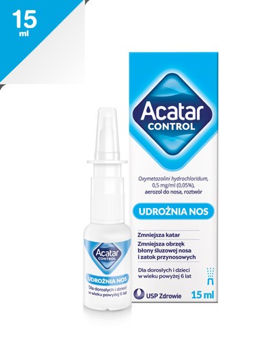 Acatar Control 0,5 mg/ml aerozol do nosa 15 ml