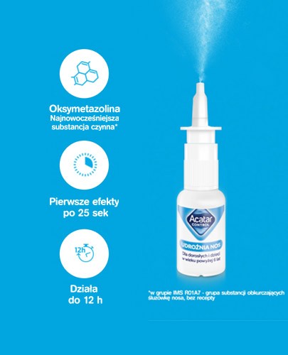 Acatar Control 0,5 mg/ml aerozol do nosa 15 ml