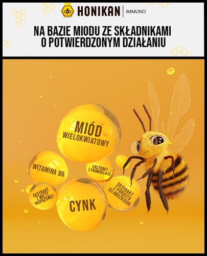 Honikan Immuno syrop na odporność energię 120 ml