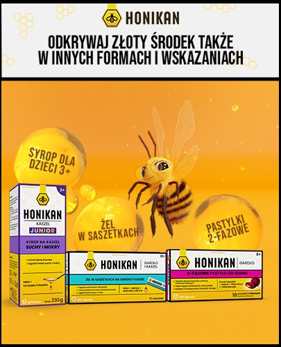 Honikan Kaszel syrop na kaszel suchy i mokry 230 g