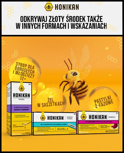 Honikan Kaszel Junior syrop na kaszel suchy i mokry 230 g