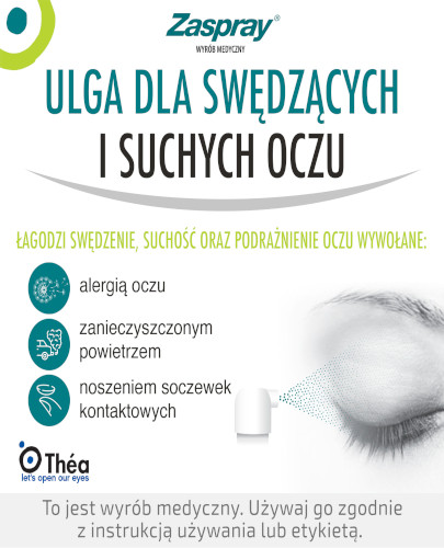 Zaspray ulga w swędzeniu i suchości oczu 10 ml