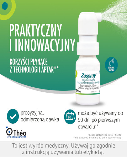 Zaspray ulga w swędzeniu i suchości oczu 10 ml