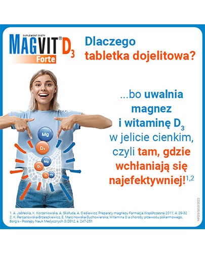 Magvit Forte D3 50 tabletek dojelitowych
