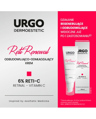 Urgo Dermoestetic RetiRenewal krem odbudowująco-odmładzający 6% Reti-C 45 ml