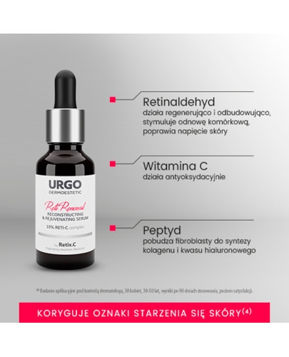 Urgo Dermoestetic RetiRenewal serum odbudowująco-odmładzające 10% Reti-C 30 ml