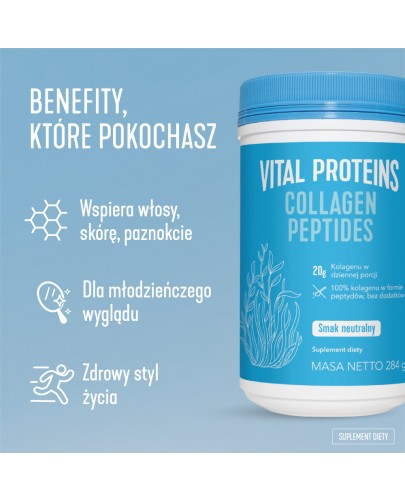 Vital Proteins Collagen Peptides kolagen, smak neutralny proszek 284 g