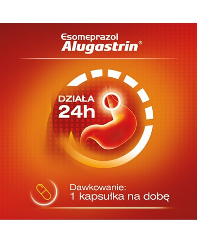 Esomeprazol Alugastrin 20 mg 14 kapsułek