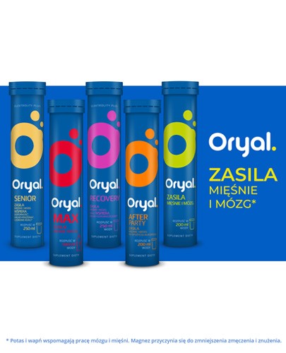 Oryal Recovery 16 tabletek musujących