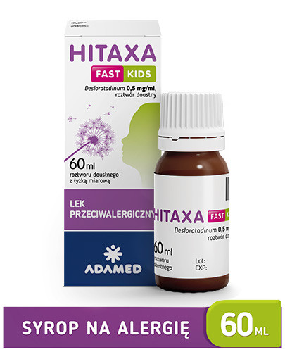 Hitaxa Fast Kids 0,5 mg/ml roztwór doustny 60 ml