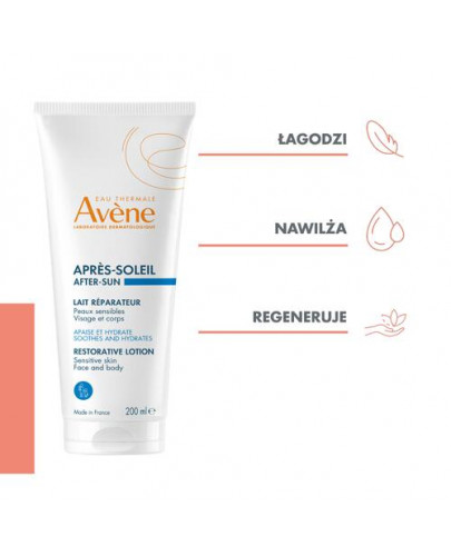 Avene regenerujący balsam po opalaniu 200 ml